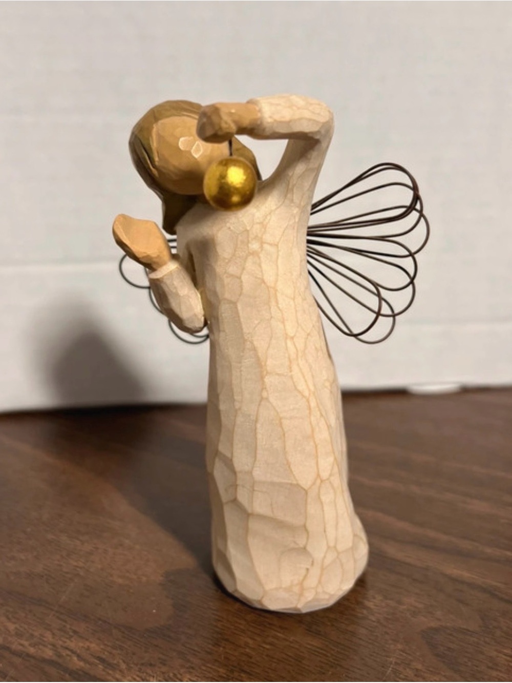 Willow Tree Angel Figurine with Gold Accent - Home Art